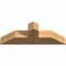 Ekena Millwork Portland Smooth Timber Gable Bracket, Western Red Cedar, 36"W x 12"H x 5 1/2"D x 5 1/2"F, 8/12 Pitch GBW036X12X0606POR00SWR - alternate 2